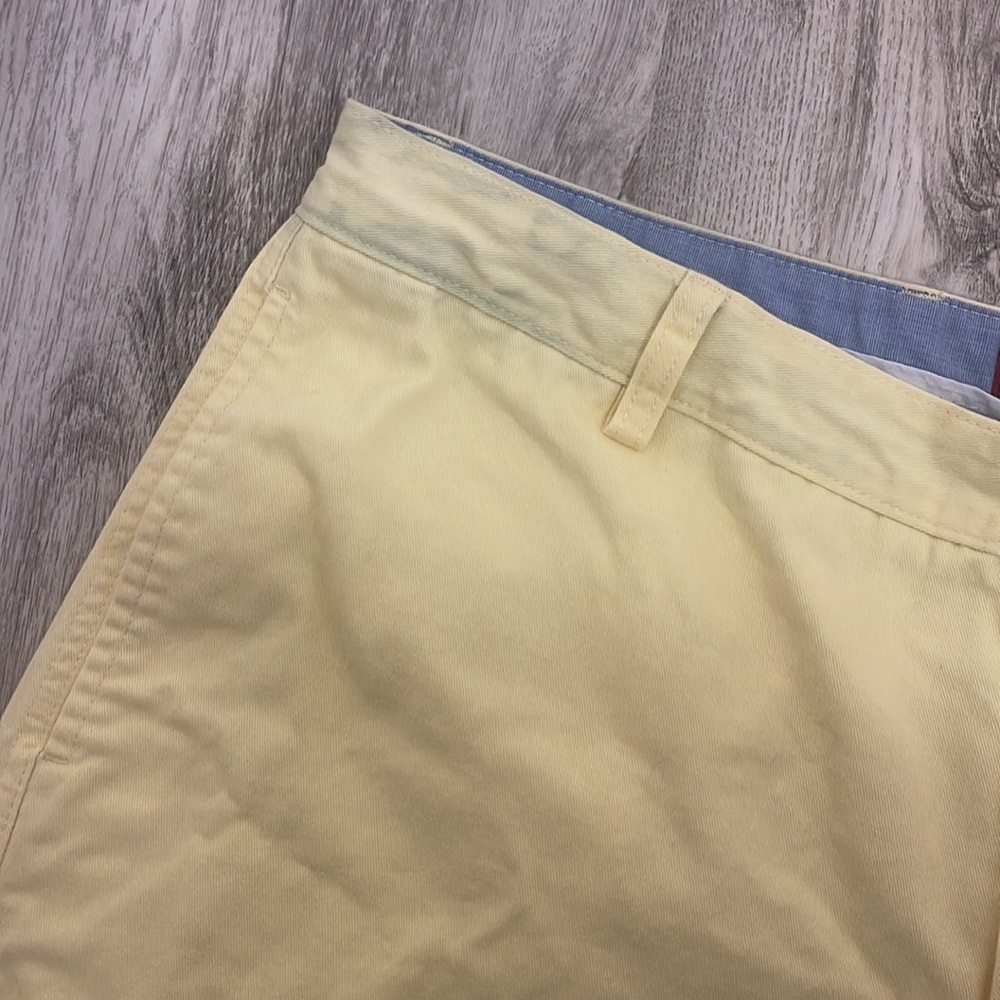 Chaps Men Flat Front Yellow size 38 shorts - Picture 3 of 5